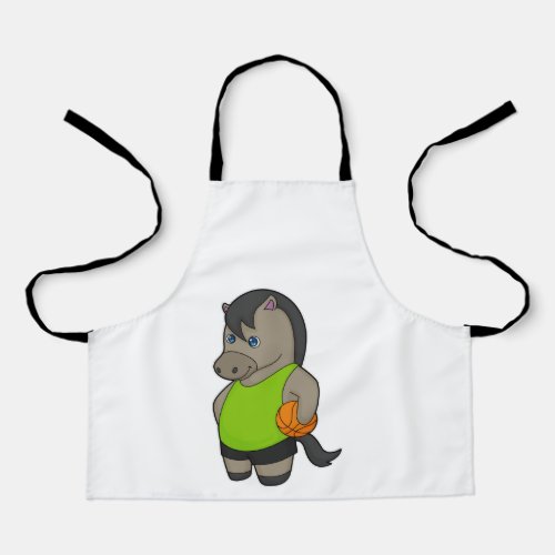 Horse Basketball player Basketball Apron