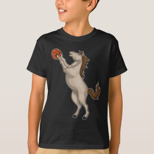 Horse Basketball player Basketball T_Shirt