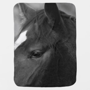 Horse bbcna baby blanket