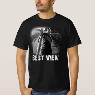Horse Best View From Horse Back Ideas Gift For Dad T-Shirt