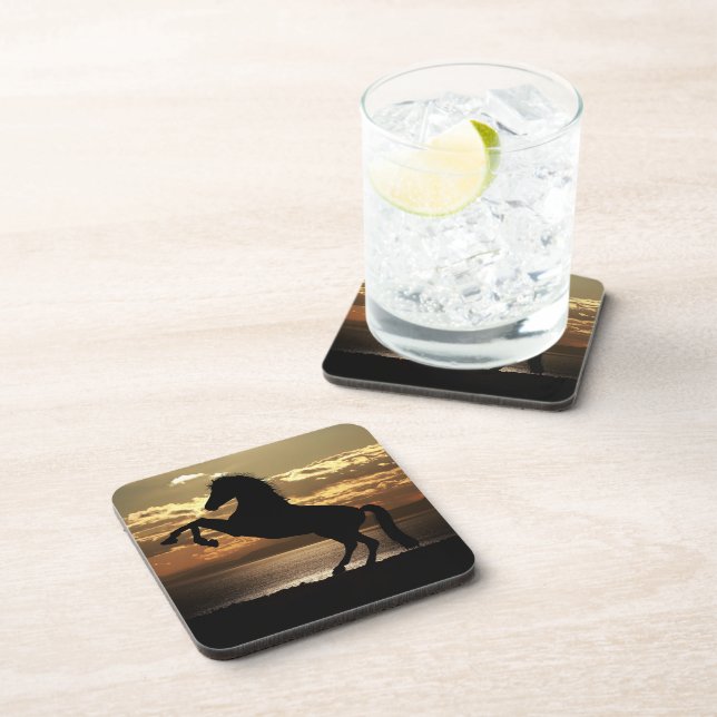 horse beverage coaster (Right Side)