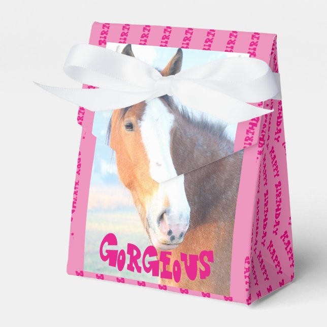 Horse Birthday gift box (Front Side)