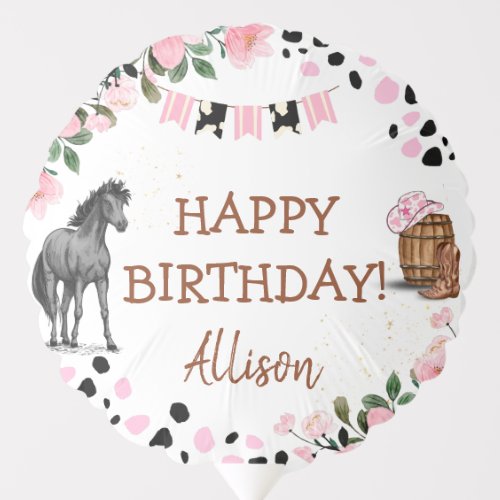 Horse Birthday Party  Balloon