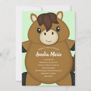 Horse Birthday Party Invitation