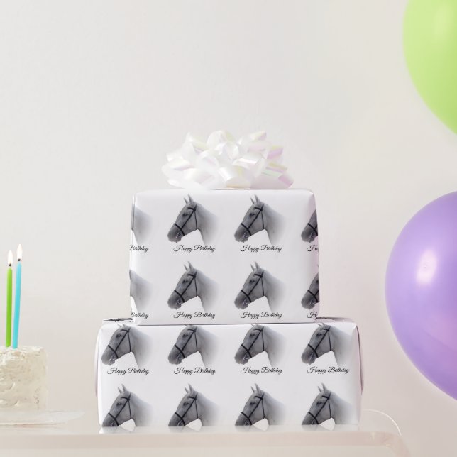 Horse Birthday Wrapping Paper (Party Gifts)