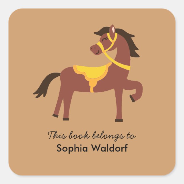 Horse Bookplate (Front)