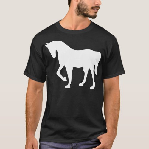 Horse brand cool  T_Shirt