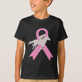 Horse Breast Cancer Horseback Riding apparel 350 P T-Shirt