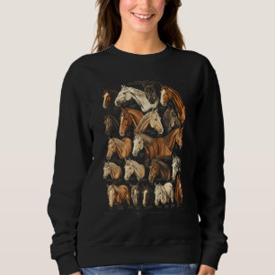 Horse Breeds Equestrian Horseback Riding Tee Gifts