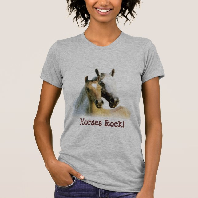 Horse Buddies Ladies T-Shirt (Front)
