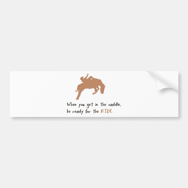 horse bumper sticker (Front)