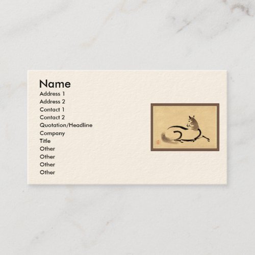 Horse Business Card Templates