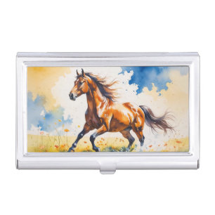 Horse Business Card Case   Men's Gifts