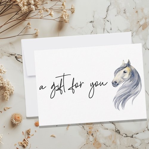 Horse Business Riding Services Gift Certificate  Invitation