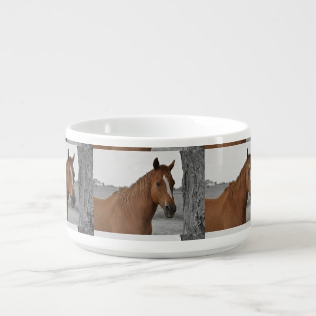 Horse By Tree Chili Bowl (Center)