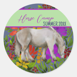 Horse Camp Custom year stickers