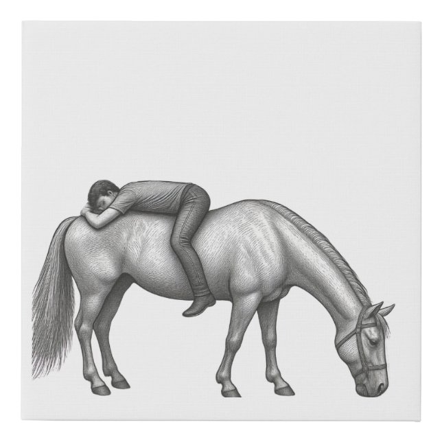 Horse Canvas Print (Front)