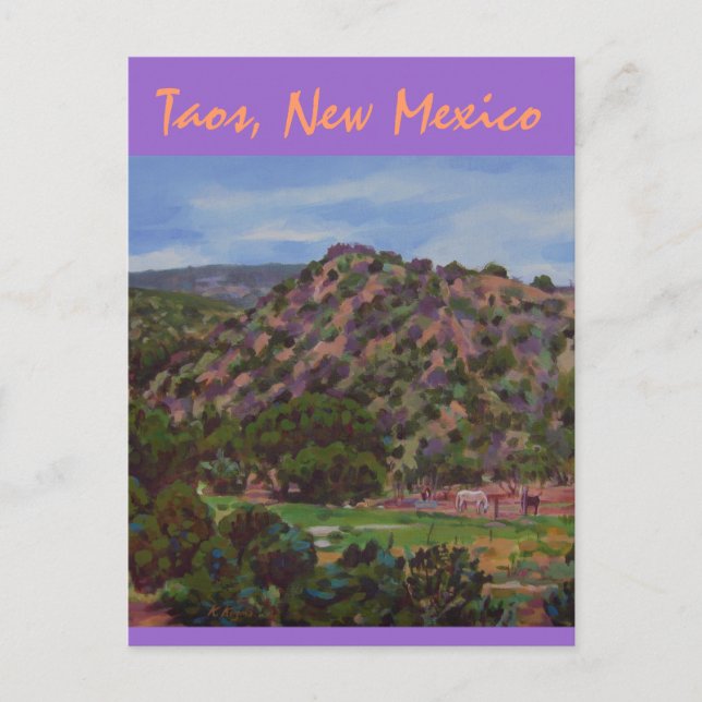 'Horse Canyon' Postcard (Front)