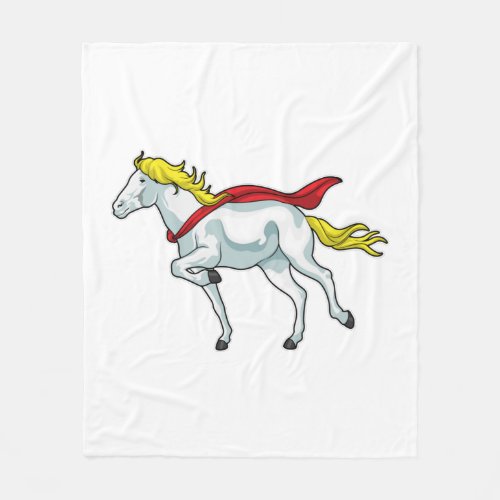 Horse Cape Fleece Blanket