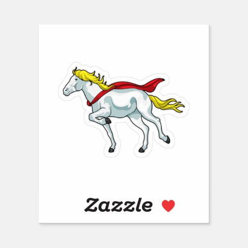 Horse Cape Sticker