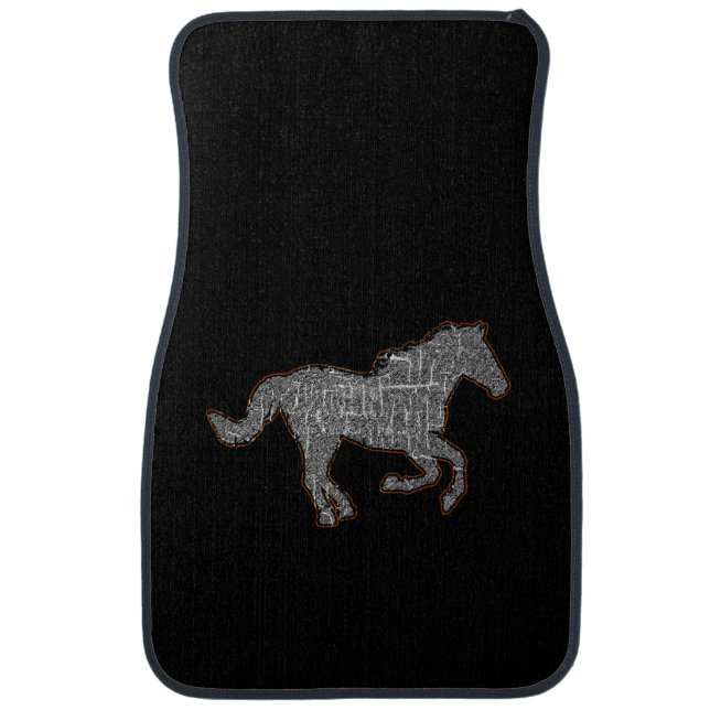 horse car floor mat (Front)