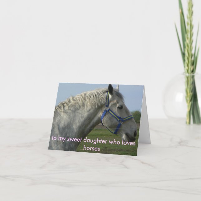 horse card (Front)