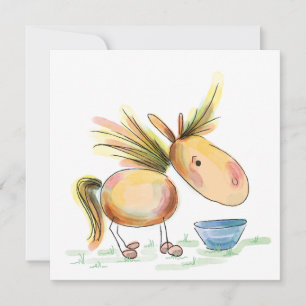 Horse card, birthday card for horse lovers