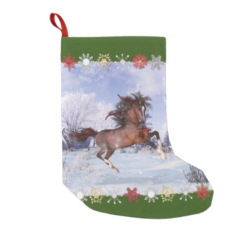 Horse  Cardinals Stocking