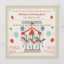 Horse Carousel Invitation