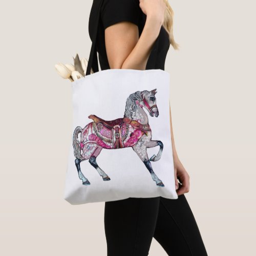 Horse carousel Tote