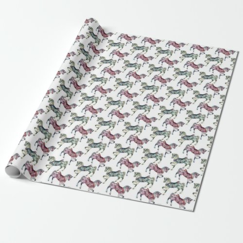 Horse carousel Wrapping Paper