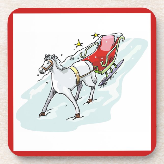 Horse & Carriage - Beverage Coaster (Front)