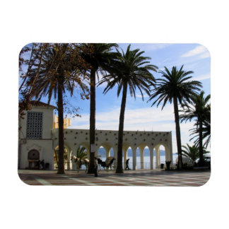 Horse & Carriage On The Promenade In Nerja, Spain Magnet