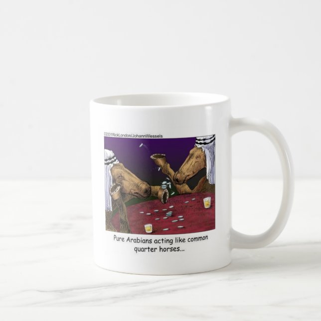 Horse Cartoon Gifts Tees & Collectibles Coffee Mug (Right)