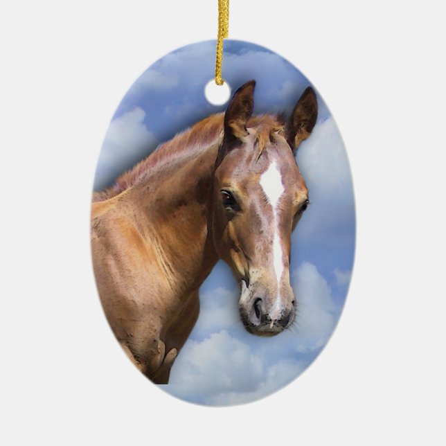 Horse Ceramic Ornament (Front)
