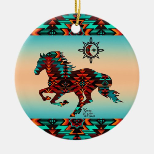 Horse Ceramic Ornament