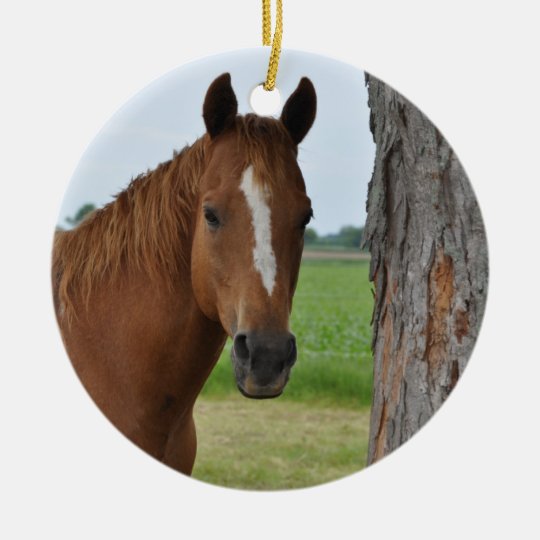 Horse Ceramic Ornament