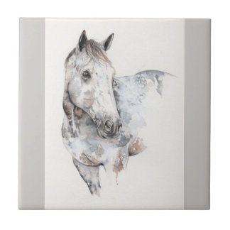 Horse ceramic tile