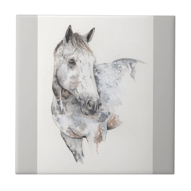 Horse ceramic tile (Front)