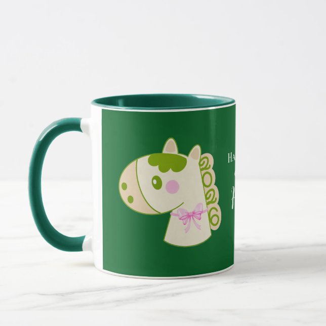 Horse Chinese New Year 2026 Cute Lucky Custom Mug  (Left)
