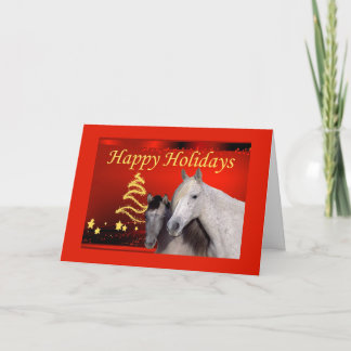 Horse Christmas Card