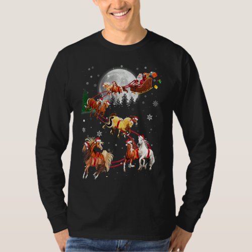 Horse Christmas Santa Xmas T_Shirt