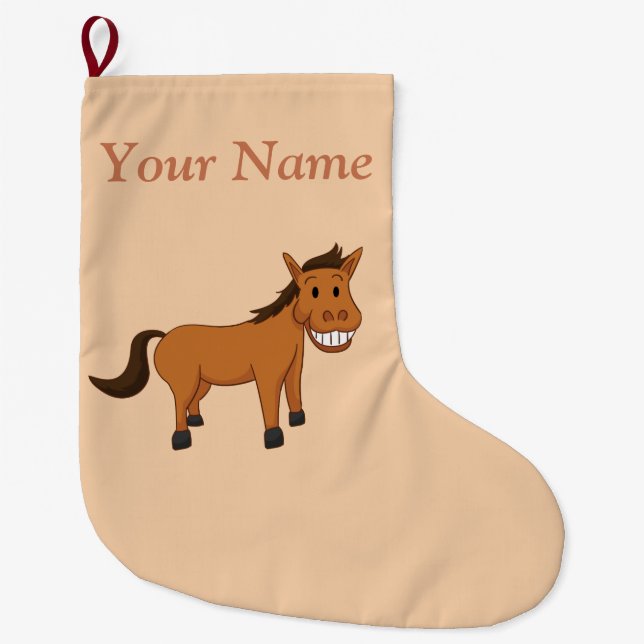 Horse Christmas Stocking (Front)