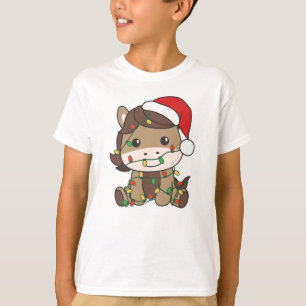 Horse Christmas Winter Animals Holiday Horses T-Shirt