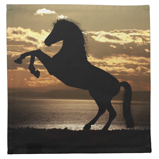 horse cloth napkin (Front)