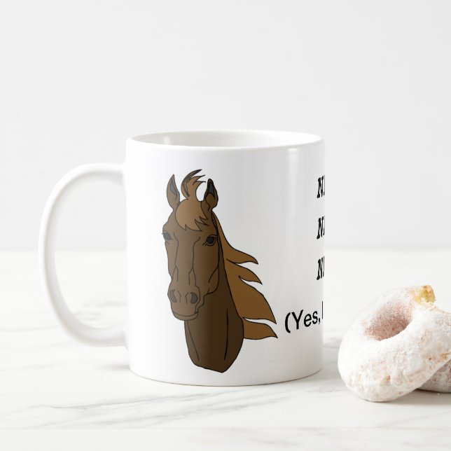 Horse Coffee Mug (With Donut)