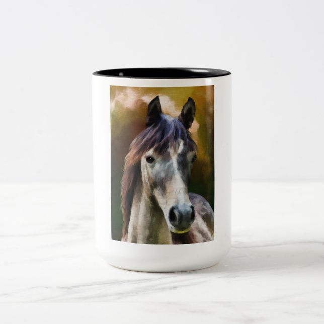 Horse coffee mug (Center)