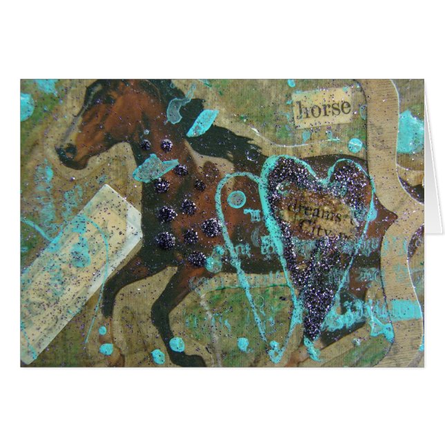 Horse Collage Cards (Front Horizontal)