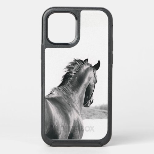 horse collection BW OtterBox iPhone Case