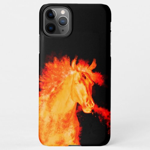 horse collection fire OtterBox iPhone case